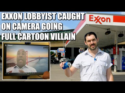 Exxon Lobbyist Caught on Camera Going Full Cartoon Villain