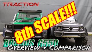 Traction Hobby Brabus Overview & Comparison With Cragsman C Ford F150, Axial Scx10.3 & Traas Trx6