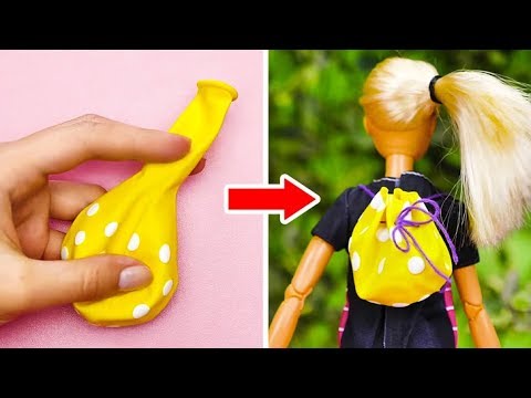 barbie doll accessories diy