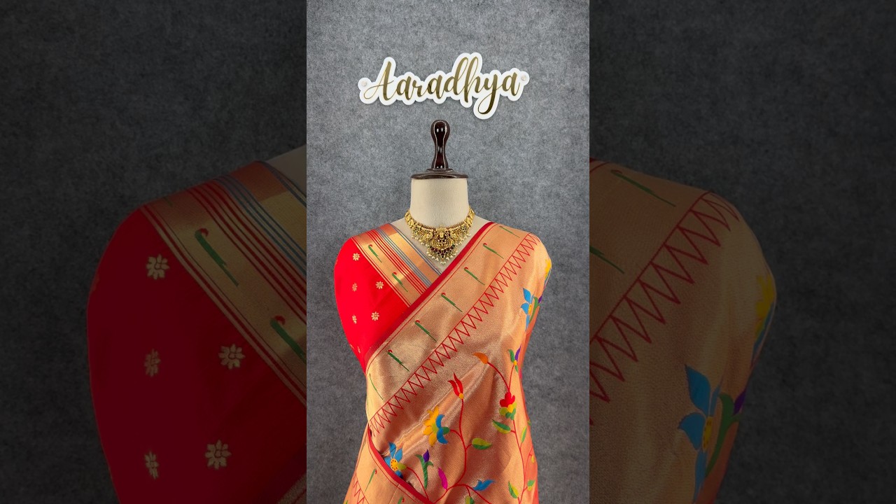 All Over Jaal Weaving Brocket Paithani Soft Silk Saree