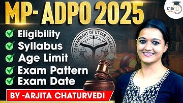 MP ADPO Notification, Exam Date & Syllabus | MPPSC ADPO 2025