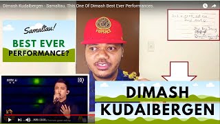 Dimash Kudaibergen 'Samaltau' Reaction. This One Of Dimash Best Ever Performances.