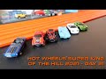 HOT WHEELS SUPER KING OF THE HILL - DAY 2 OF 30! HOT WHEELS SIX LANE DRAG RACING TOURNAMENT!