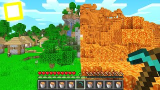 【マインクラフト】見た場所がマグマになってしまう世界が恐ろしすぎた【マイクラ】