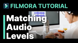 Matching Audio Levels Filmora Tutorial