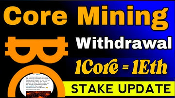 Boom 💥| Core Mining new Stake Update 😱 CoreDao withdrawal start 🤯🎉| 1Core = 1Eth 🤩🤑 #crypto #bitcoin