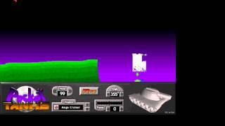 pocket tanks:spinner(how to gain 4000 points in one go) screenshot 5