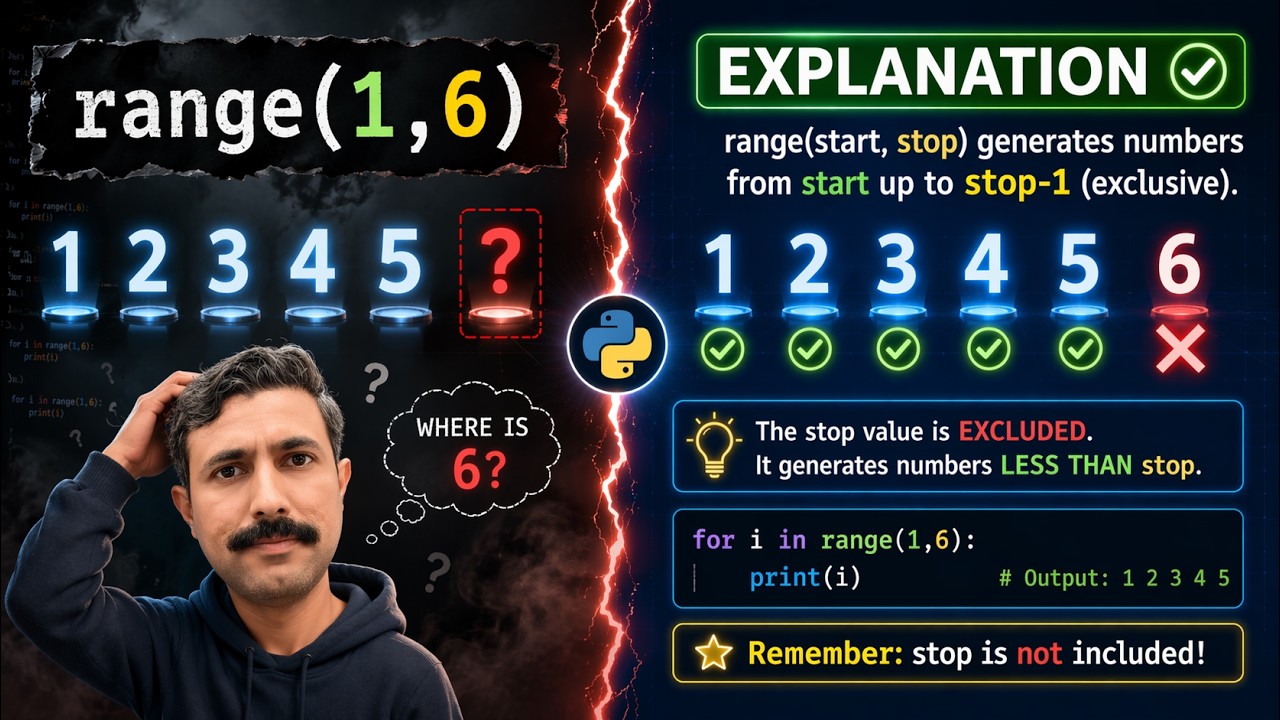 Range Function in Python Step-by-Step Tutorial - YouTube