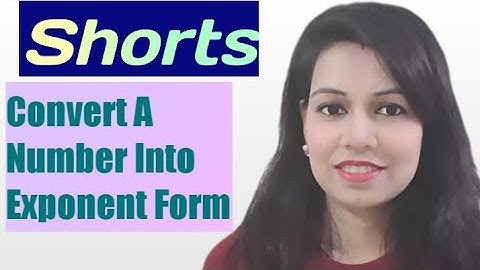 Convert A Number Into Exponent Form #shorts #youtubeshorts #rightconceptclasses