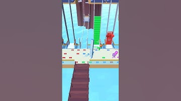 Bridge Race level 177 walkthrough solution|Gameplay||AloneGamestips|#shorts #BridgeRace #tags      