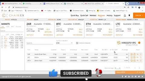 How to withdraw from Mining city to chainex