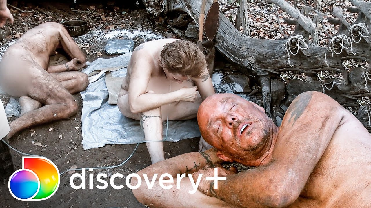 Gwen e Wes ingerem aloe vera e sofrem intoxicação | Largados e Pelados: A Tribo | discovery+ Brasil