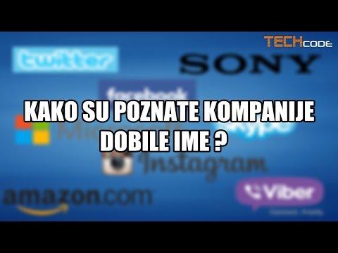 Kako su poznate kompanije dobile ime ? ( Facebook, Instagram, Twitter....)