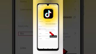 How to remove TikTok account Bio 2026 | TikTok profile Bio kaise remove karen #techfrack #shorts