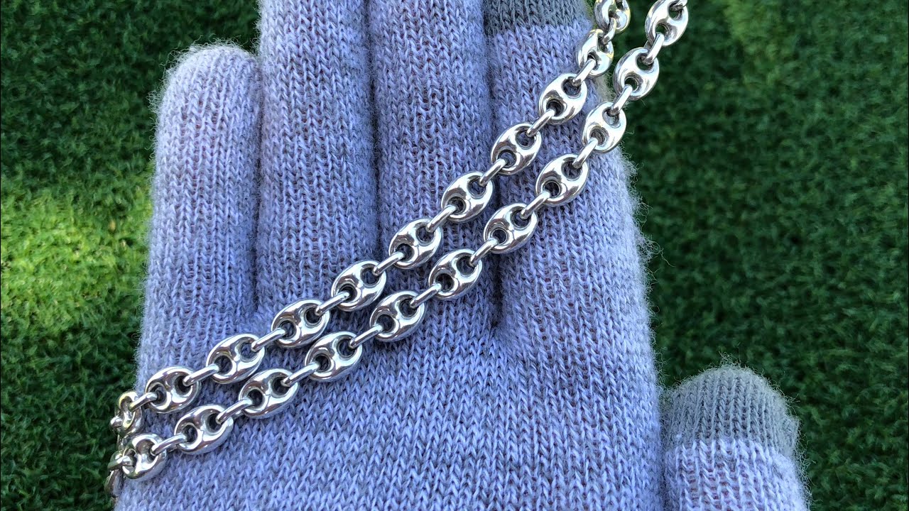 925 silver gucci link chain