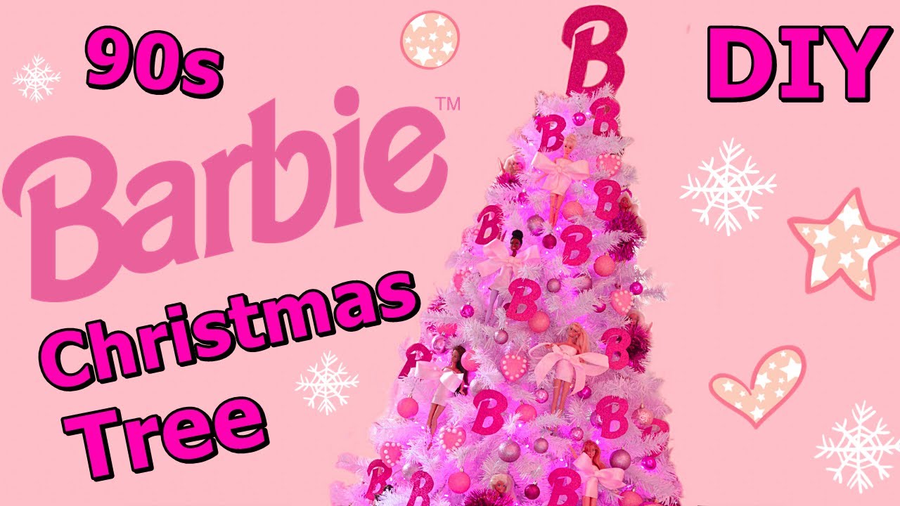 DIY: PINK 90s BARBIE CHRISTMAS TREE *2020 Updated Version* - YouTube