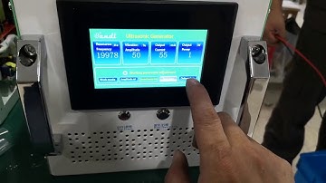 Debugging and test video of SANDI Ultrasonic Generator