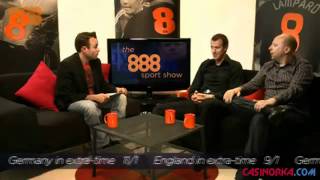 The 888 Sport Show - Germany vs England видео Обзор букмекерской конторы 888sport
