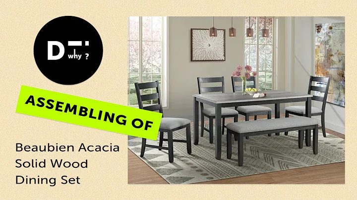 Beaubien Acacia Solid Wood Dining Set Assembly or ...
