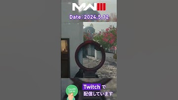 【CoD: MW III】Twitch配信クリップ01 / 24.5.12 #shorts #cod #mw3 #mw3clips