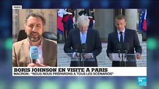 Johnson reçu par Macron : 