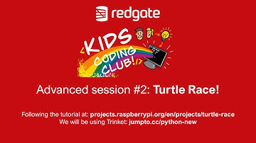 Redgate Kids Coding Club   Advanced Class Lesson 2   Turtle Race