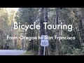 Bicycle touring from the oregon border to san francisco  california coast highway  redwoods