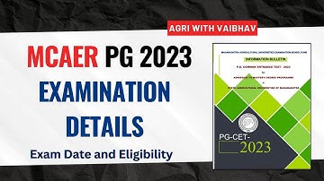 MCAER PG CET 2023 - Examination Details , Exam date , Eligibility , Fees ...