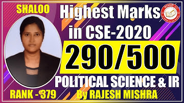 UPSC Mains TEST SERIES 2021 | Political Science Optional By RAJESH MISHRA For IAS, PCS, UGC NET/JRF