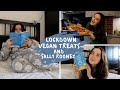 LOCKDOWN LIFE, VEGAN TREATS & SALLY ROONEY // weekly reading vlog