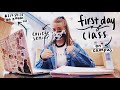 FIRST DAY OF COLLEGE VLOG: senior year during a pandemic (2020)