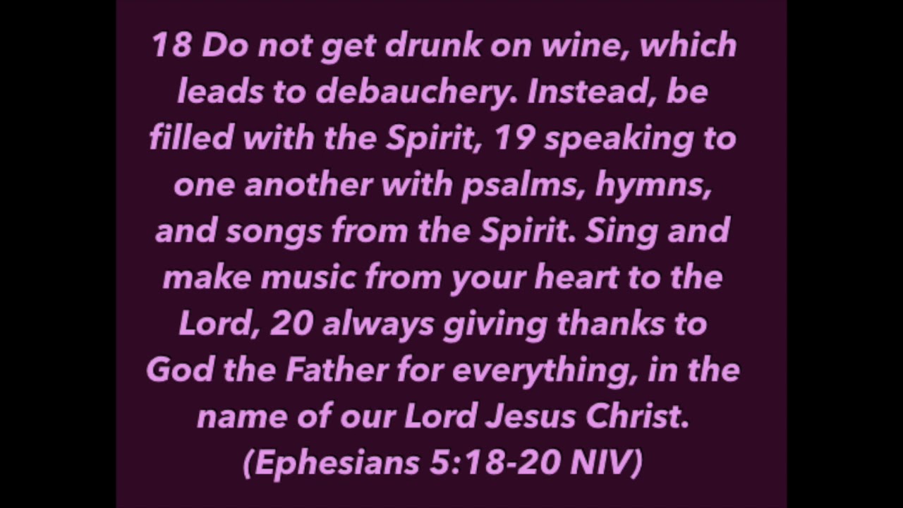 Ephesians 5 18 20 YouTube ephesians-5-18-20-youtube