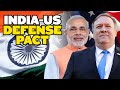 India US Sign Military Pact Against China