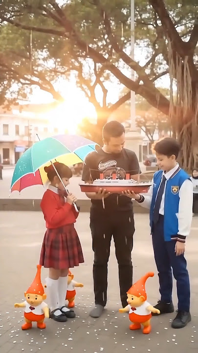 ADORABLE! Farel Prayoga & Vania Latifa playing with cute dwarves 🤩