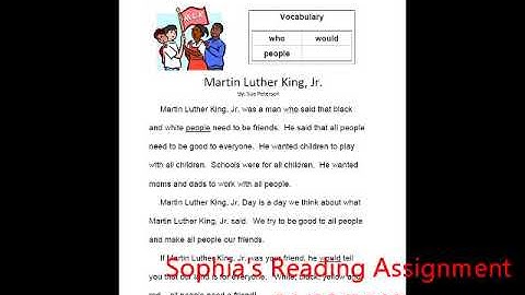 Sophia reading assignment k5 learning level D lesson14