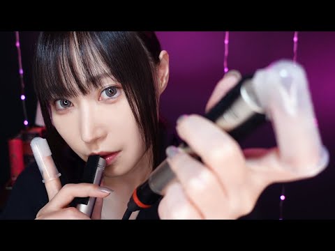 【ASMR】ゾクゾク仕様に改造したマイクを撫でながら強烈ゼロ距離マウスサウンド