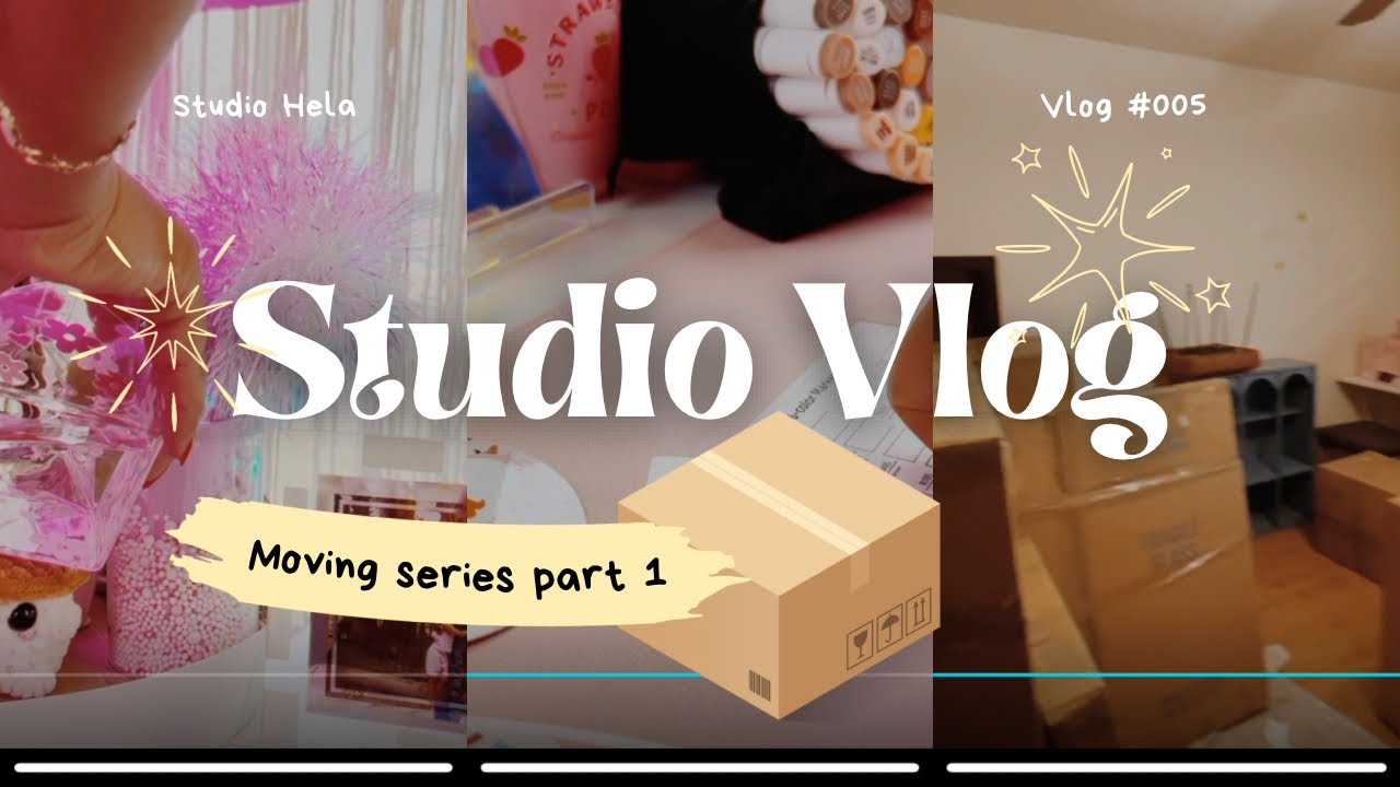 Studio Vlog 005 • Custom Orders & Moving Part 1 - YouTube