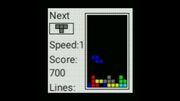 Tetris 2 128x128 Java Game #oldgame #javagames #tetris