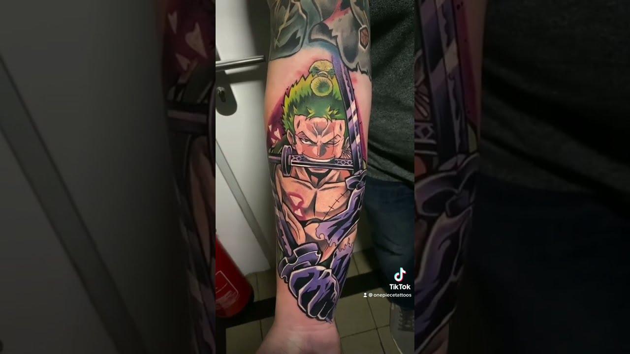 Ezekiel Pierson on Twitter Roronoa Zoro Finally got to finish it after  the second session Whos your favorite one piece character tattoo  animetattoo Zoro anime ONEPIECE httpstcoclzqAUjDip  Twitter