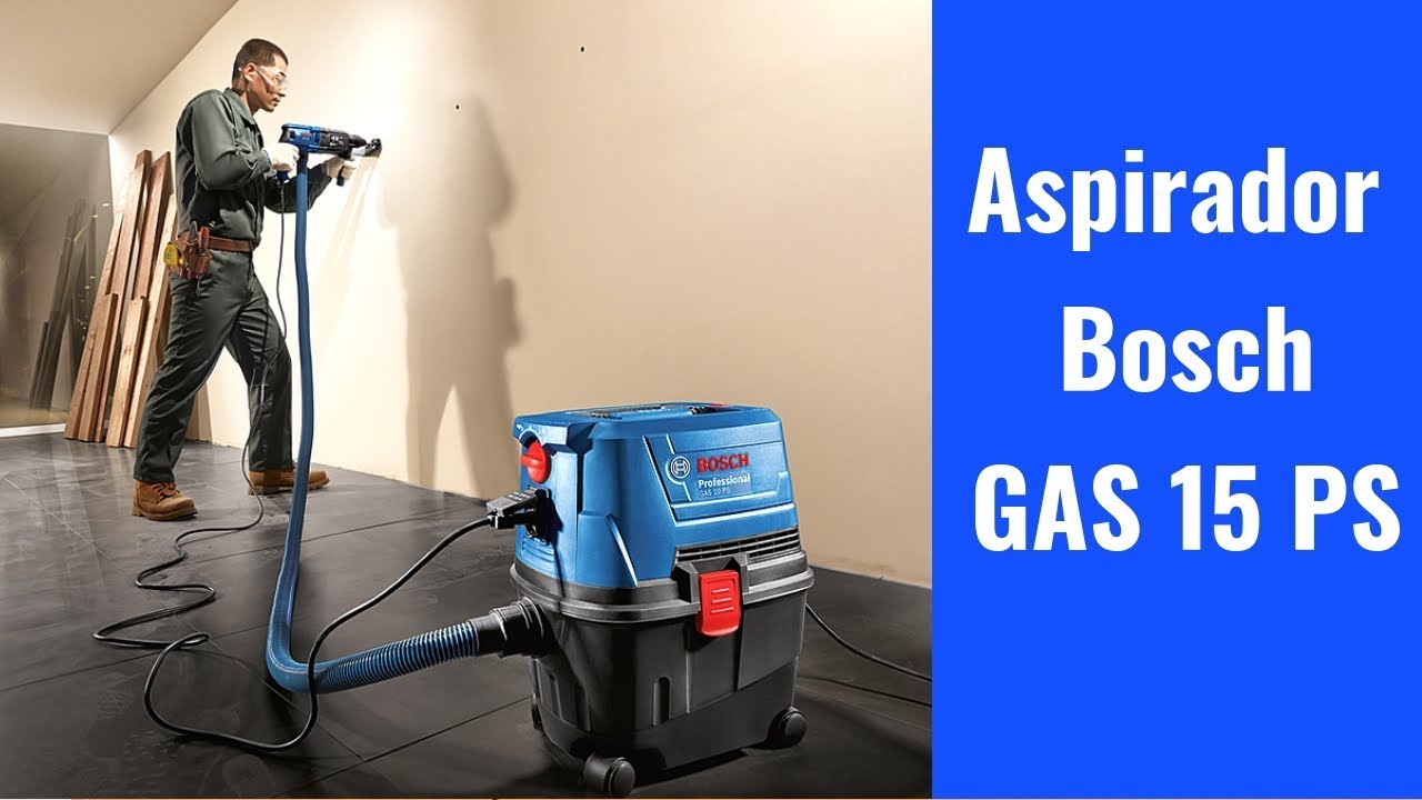 Aspirador de pó Bosch GAS 15 PS - Review 