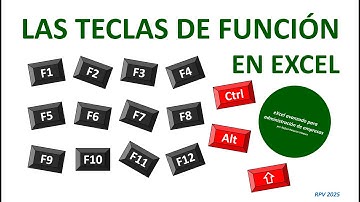 Las teclas de función en Excel