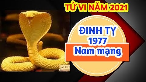 TỬ VI NĂM 2021 TUỔI ĐINH TỴ - 1977 NAM MẠNG I TRÚNG LỚN  PHÁT TÀI CỰC GIÀU CÓ NẾU BIẾT ĐIỀU NÀY