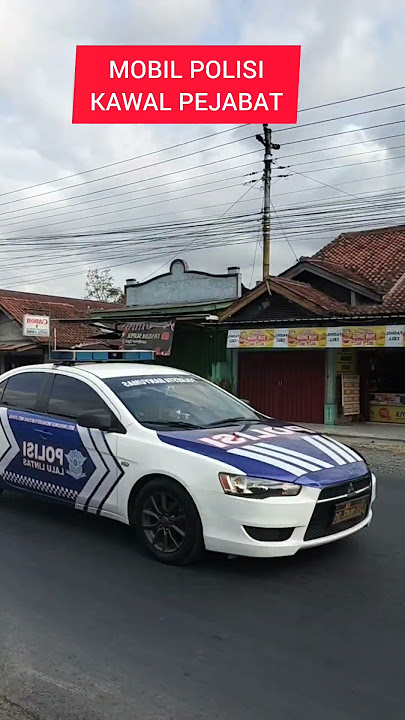 SIRINE MOBIL POLISI ♥️‼️KAWAL PEJABAT DI JALUR WANGON PURWOKERTO