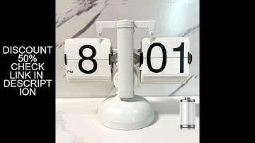 A Flipping Clock with Page Turning Automatically for Modern Home Decoration.Full of Sense of Technol