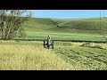 John Deere B Mowing Grass Hay during Summer 2021