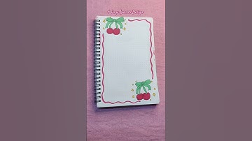 🍒6 Cute Page Border Designs 🍒 #trending #art #shorts