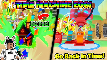 The New *TIME MACHINE EGG EVENT* is Here in Roblox Clicker Simulator! (Go Back in Time!)