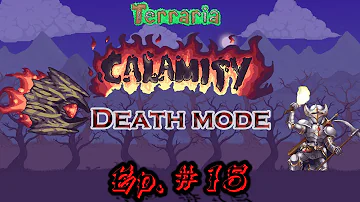 Let's play Terraria Calamity Mod, Death Mode, Melee Ep # 15: Plaguebringer Goliath and the Abyss