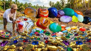 Unbelievable Treasure Hunt Massive Gemstones and Gold Everywhere!