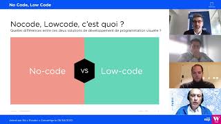 [Webinar] No Code / Low Code : menaces ou opportunités ?